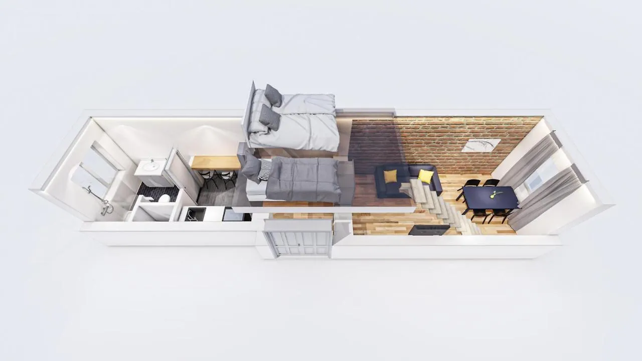برلين Mitte Prenzlauerberg Industrial Style Apartment
